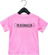 Picture of Threenager Funny Teenager Attitude T-shirt for 3 Year Old