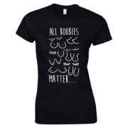 Picture of All Boobies Matter Ladies T-Shirt