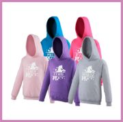 Picture of Personalised Unicorn Monogram Girls Hoodie