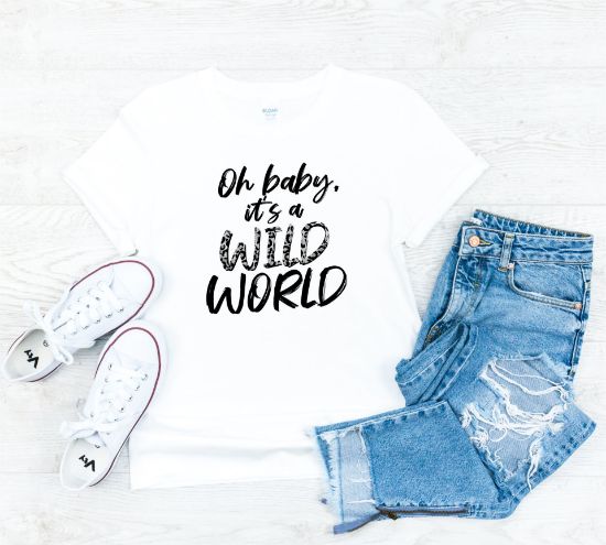 Picture of Oh Baby its a Wild World T-Shirt