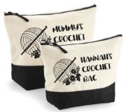 Picture of Personalised Crochet Hook Needle Hobby Zip Bag