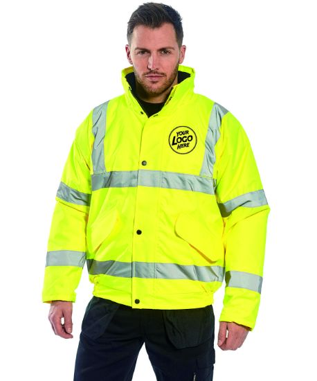 Picture of Portwest Hi-Vis Bomber Jacket