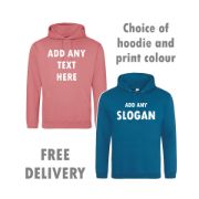 Picture of AWDis College Hoodie Add any Text