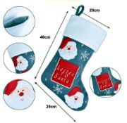 Picture of Luxury Personalised Letter to Santa Christmas Stocking Knitted and Fully Lined