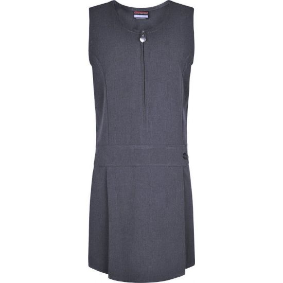 Picture of Junior Heart Stretch Pinafore - Grey