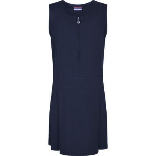 Picture of Junior Stretch Heart Pinafore - Navy