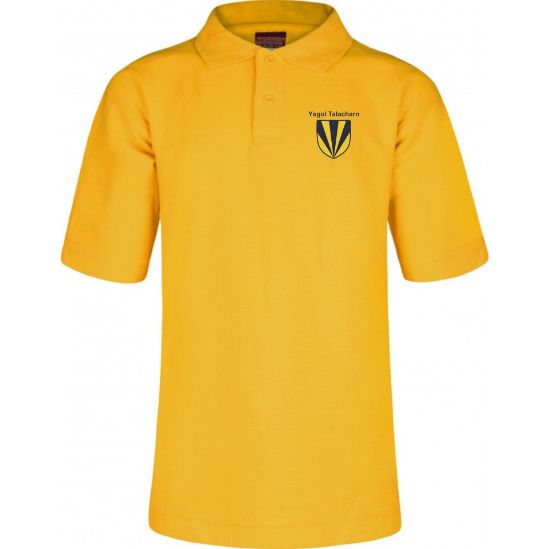 Picture of Laugharne School Polo Shirt - Yellow